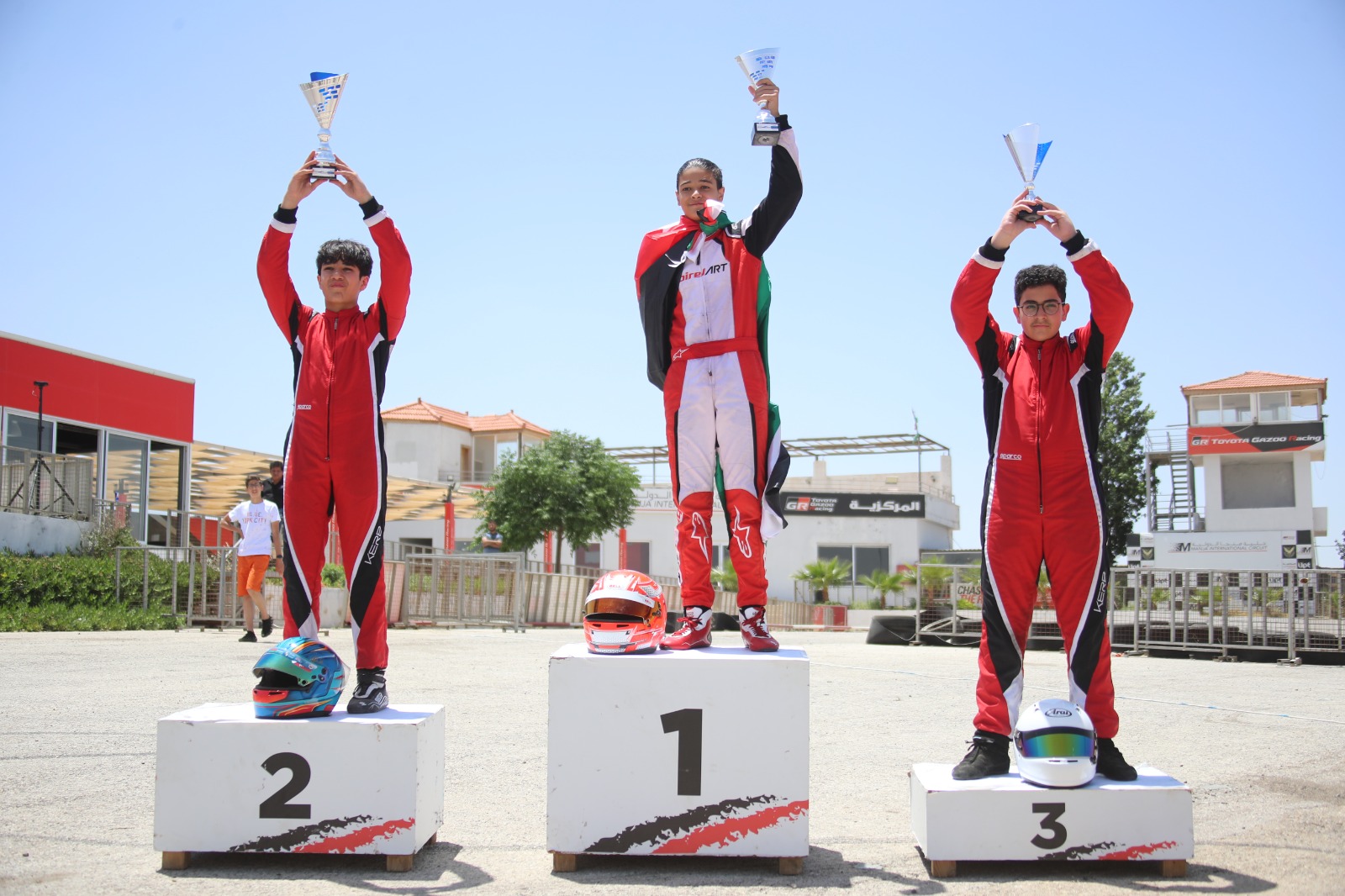 الحموي أولا وناشخو ثانيا وقوقا ثالث في الجولة الثانية من بطولة الأردن لسباقات الكارتينغ