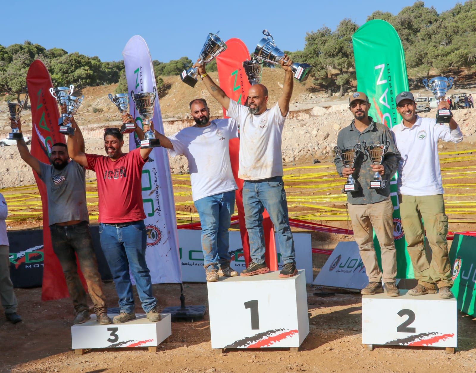 خليلية أولا وأبو جابر ثانيا ومهيرات ثالثا في الجولة الثانية من بطولة الأردن لسباقات الدفع‏‏ الرباعي الثاني‎
