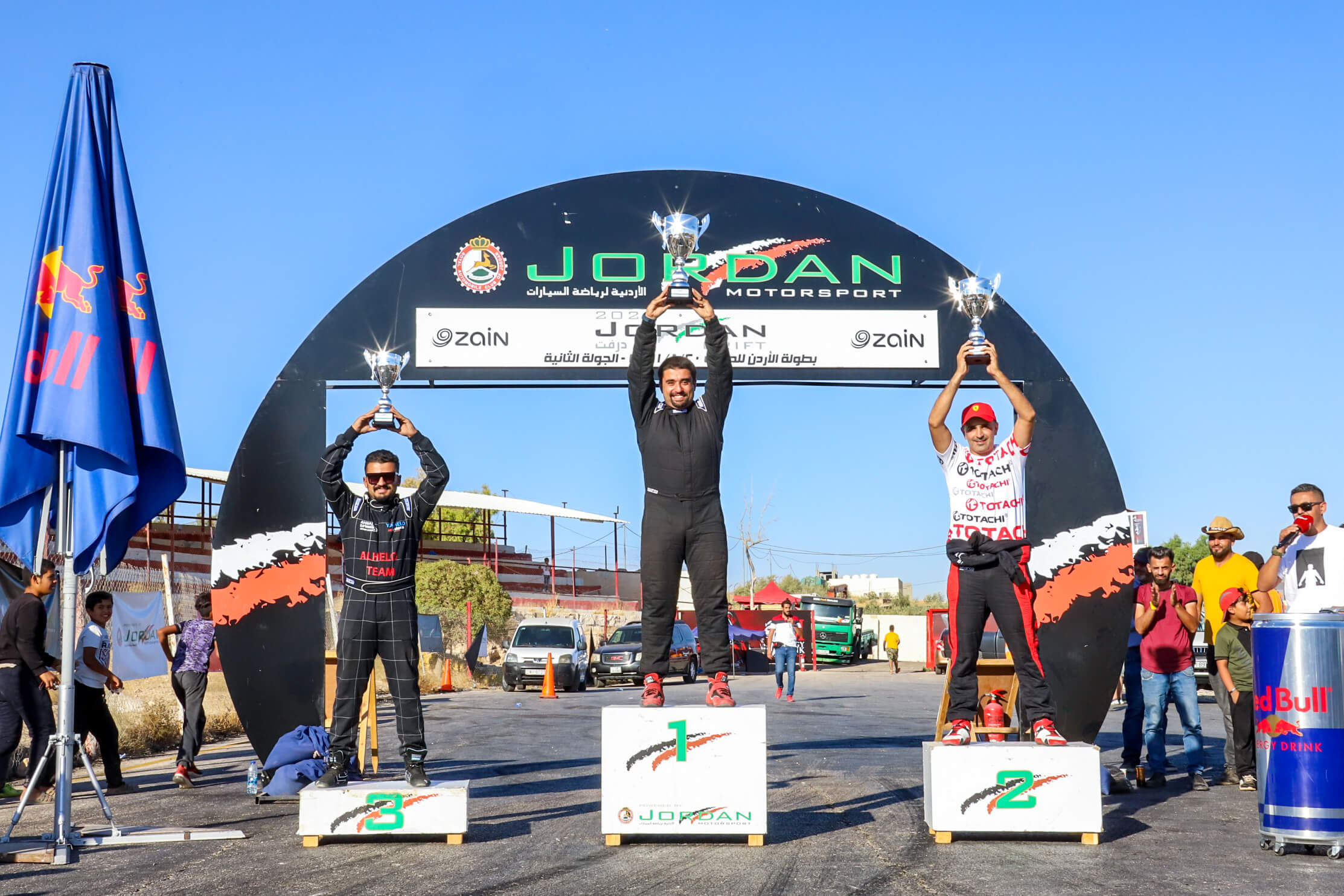 محمد شاكر يفوز الجولة الثانية من بطولة الأردن لسباقات الدرفت ومحمد الفقهاء ثانيا وياسر الحلو ثالثا