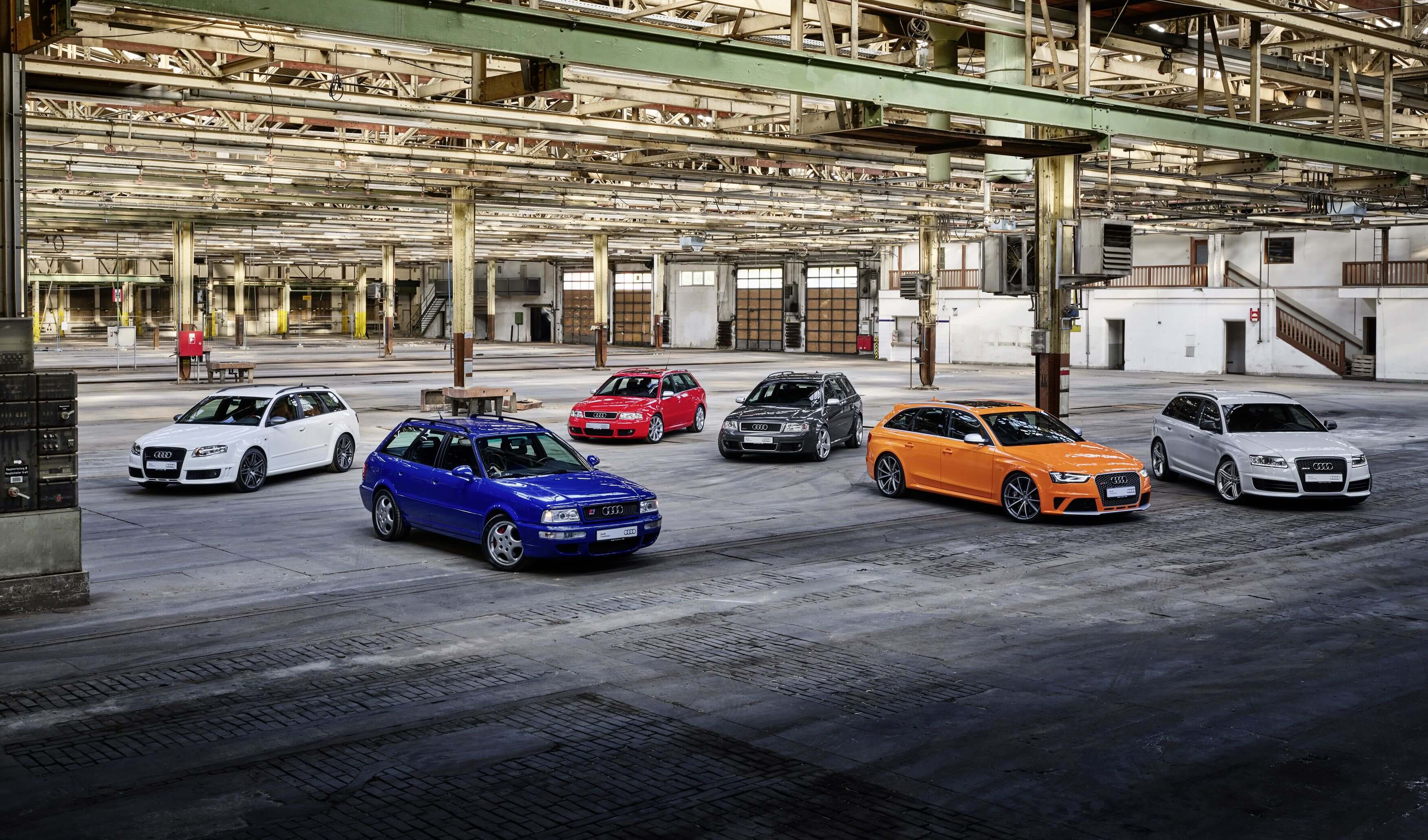 أودي سبورت تحتفل بمرور 25 عاماً على إطلاق طرازات Audi RS