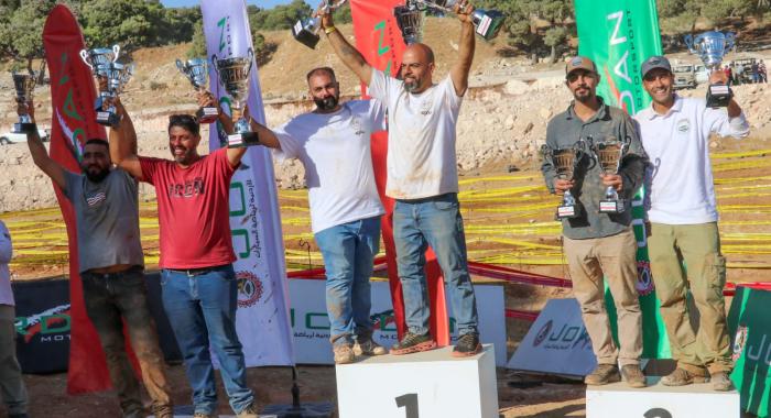 خليلية أولا وأبو جابر ثانيا ومهيرات ثالثا في الجولة الثانية من بطولة الأردن لسباقات الدفع‏‏ الرباعي الثاني‎