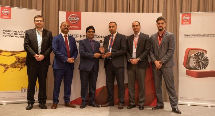 بسطامي وصاحب تحصد جائزة  "أفضل أداء لقطع الغيار على مستوى منطقة الشرق الأوسط" للمرة الثانية 