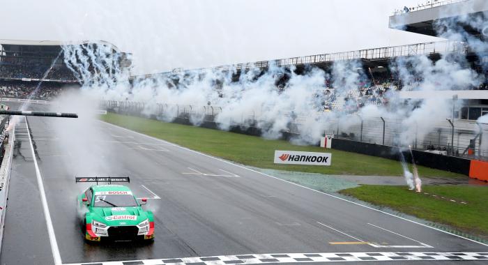 بفوز ثلاثي في السباق النهائي: أودي تكلل موسمها الأكثر نجاحاً لبطولة السيارات السياحية الألمانية