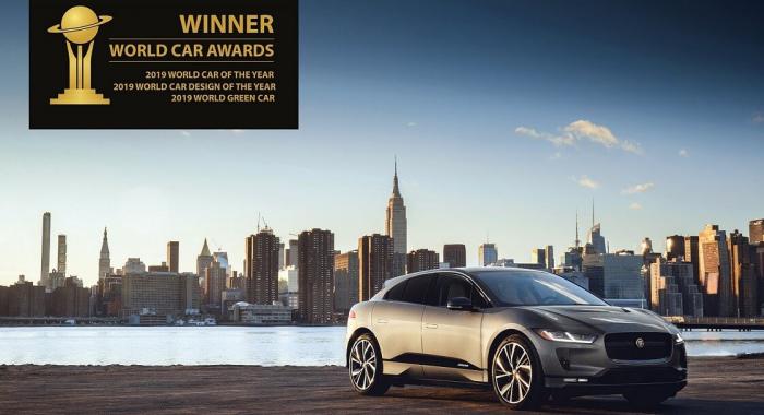 جاكوار I-PACE تفوز بثلاثية غير مسبوقة في جوائز سيارة العام العالمية 2019